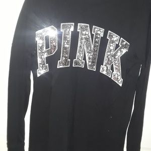 Womens, Bling long sleeve tee, (like new)